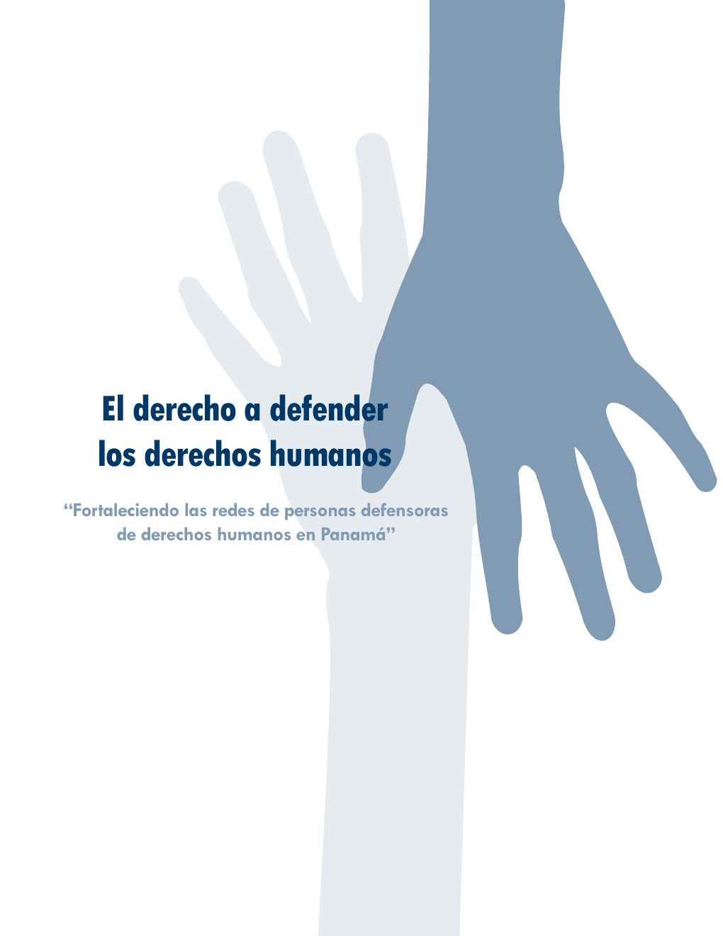 Portada del manual El derecho a defender los derechos humanos